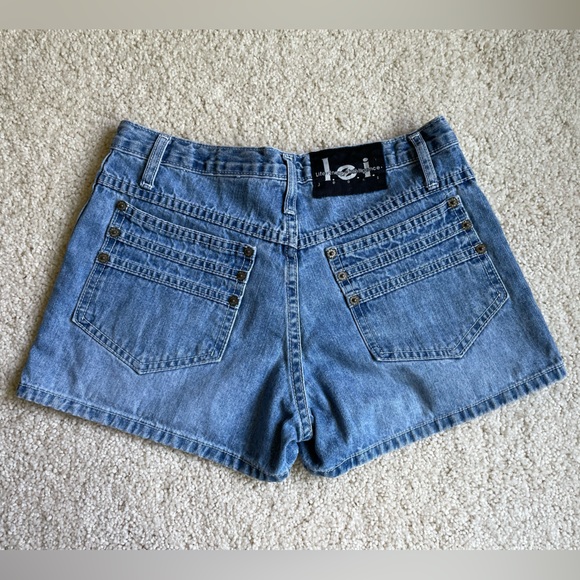 Vintage lei Jeans Sz 1 Denim Shorts Made in USA 100% Cotton - Picture 2 of 7